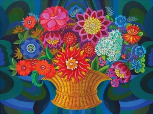 Tattersfield: Blooms Basket - 300pc Jigsaw Puzzle by Pomegranate