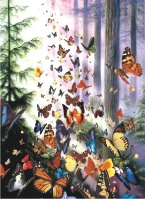 Butterfly Woods - 1000pc Jigsaw Puzzle by Anatolian