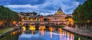 View of St. Peter's Basilica, Vatican - 600pc Jigsaw Puzzle By Castorland