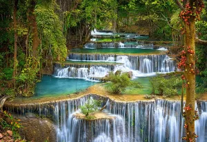 The Cascade - 1000pc Jigsaw Puzzle By Castorland