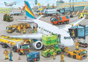 Busy Airport - 35pc Jigsaw Puzzle by Ravensburger