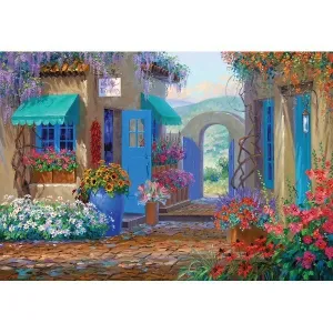 Courtyards: Floral Invitation - 500pc Jigsaw Puzzle by Holdson