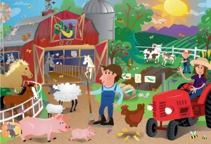 Farm Mania - 24pc Super Sized Jigsaw Floor Puzzle By Ravensburger