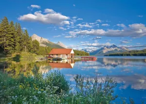 A Weekend at the Lake - 1000pc Jigsaw Puzzle by Schmidt