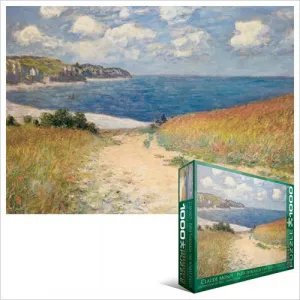 Monet: Path Through the Wheat Fields - 1000pc Jigsaw Puzzle by Eurographics