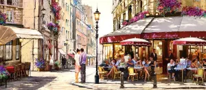 Lovers in Paris - 600pc Jigsaw Puzzle By Castorland