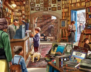Cozy Book Shop - 300pc EZ Grip Jigsaw Puzzle by White Mountain