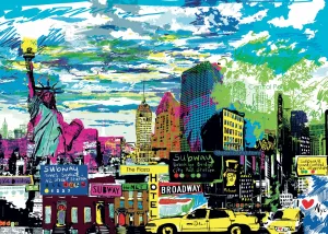 I love New York! - 1000pc Jigsaw Puzzle By Heye