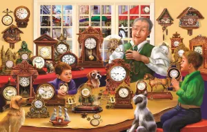 The Clock Shop - 1000pc Jigsaw Puzzle By Sunsout