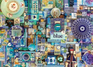 Rainbow Project: Blue - 1000pc Jigsaw Puzzle By Cobble Hill