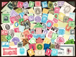 Stamps/Timbres - 1000pc Jigsaw Puzzle by New York Puzzle Company