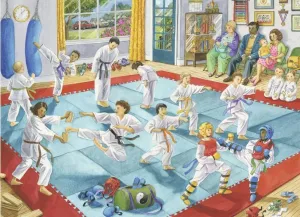 Martial Arts Class - 100pc Jigsaw Puzzle By Ravensburger