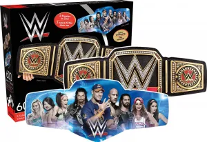 WWE - 600pc Double-sided Shaped Jigsaw Puzzle by Aquarius