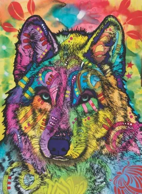 The Stare of the Wolf - 1000pc Jigsaw Puzzle by Anatolian