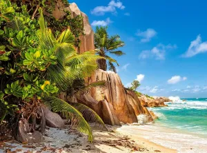 Paradise Beach of Seychelles - 2000pc Jigsaw Puzzle By Castorland