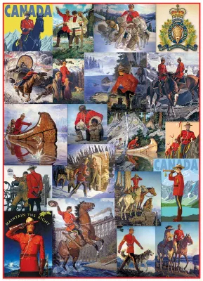 RCMP Collage - 300pc Jigsaw Puzzle by Eurographics