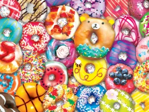 Donut Resist - 300pc EzGrip Jigsaw Puzzle by Masterpieces
