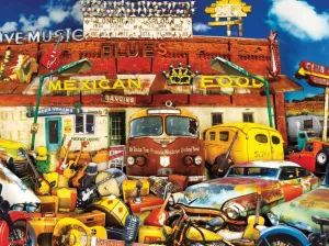Clunkers: Rusty Shimmer - John's Junk Joint - 750pc Jigsaw Puzzle by Ceaco