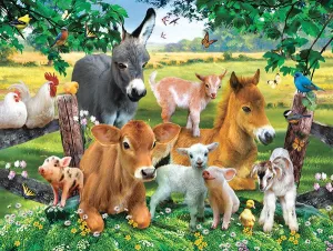 On the Farmland 300 - 300pc Jigsaw Puzzle By Sunsout