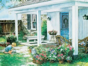 A Potted Garden - 500pc Jigsaw Puzzle by Lang