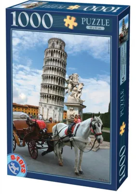 The Tower of Pisa - 1000pc Jigsaw Puzzle by D-Toys