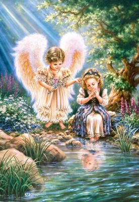 Monday's Angel - 1500pc Jigsaw Puzzle By Castorland