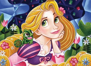 Disney: Flowers in Her Hair - 200pc Large Format Jigsaw Puzzle by Ceaco