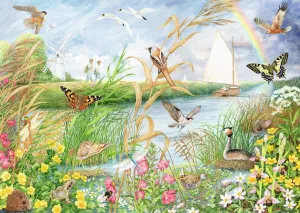 Norford Broads - 1000pc Jigsaw Puzzle By Falcon