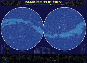 Map of the Sky - 1000pc Educational Jigsaw Puzzle by Eurographics