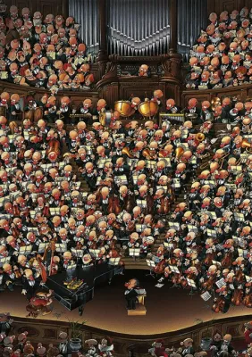 Loup: Orchestra - 2000pc Jigsaw Puzzle By Heye