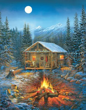 Holiday Cabin - 35pc Jigsaw Puzzle by Sunsout