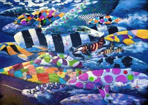 Fong: Wild Life - 750pc Jigsaw Puzzle By Standout Puzzles