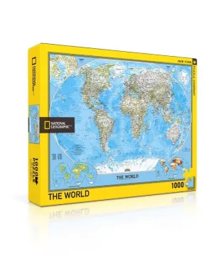 The World - 1000pc Jigsaw Puzzle by New York Puzzle Company