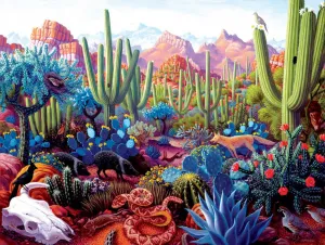 Cactusland - 1000pc Jigsaw Puzzle by Sunsout
