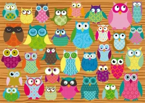 Owls - 500pc Jigsaw Puzzle by Schmidt