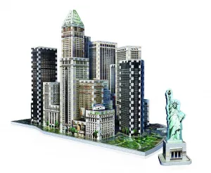 Downtown Financial District - 925pc 3D Puzzle by Wrebbit
