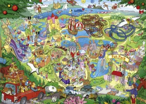 Lyon: Fun Park Trip - 1000pc Jigsaw Puzzle By Heye