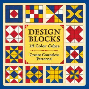 Design Blocks: 16 Color Cubes - 16pc Block by Pomegranate