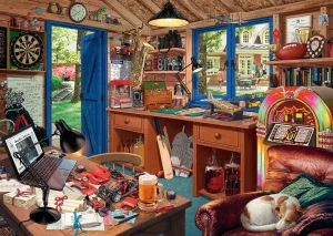 The Man Cave - 1000pc Jigsaw Puzzle By Ravensburger