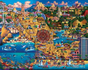 Best of Mexico - 500pc Jigsaw Puzzle by Dowdle