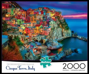 Cinque Terre, Italy - 2000pc Jigsaw Puzzle by Buffalo Games