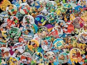 Disney: Vintage Buttons - 750pc Jigsaw Puzzle by Ceaco