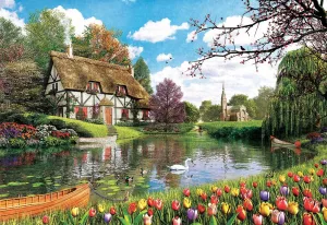 Lakeside Cottage - 6000pc Jigsaw Puzzle by Educa