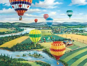Ballooner's Rally - 500pc Jigsaw Puzzle By Sunsout